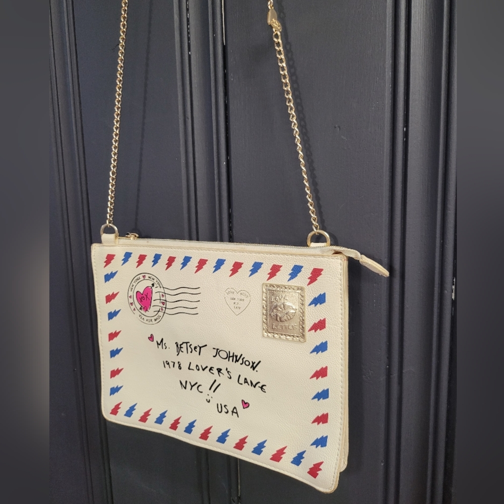 Betsey Johnson Envelope Crossbody Clutch - Picture 3 of 10